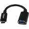 Startech.Com USB C to USB A Adapter Cable - M/F - 6in - USB 3.0 5Gbps - USB-IF Certified USB31CAADP - alternate 1