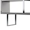 Homeroots 67" Gray And Silver Metal and Wood Three Tier Etagere Bookcase 555010 - alternate 5