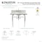 Kingston Brass 36" Carrara Marble Console Sink Set w/ Faucet in Carrara Marble White/Brushed Brass CKVPB3622M87 - alternate 7