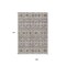 Homeroots 9' X 12' Taupe Gray And Gold Geometric Washable Indoor Outdoor Area Rug 612230 - alternate 8