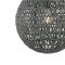 Jonathan Y Luna 15.75" 1-Light Bohemian Modern Woven Rattan/Iron LED Pendant, Grey/Black JYL6503D - alternate 11
