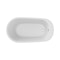 Maax Sax 6032 Acrylix Freestanding End Drain Bathtub in White with White Skirt 105797-000-002-100 - alternate 5