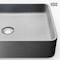 Vigo Tarragona Gothic Gray Concreto Stone 19 in. L x 14 in. W x 4 in. H Rectangular Vessel Bathroom Sink VG04067 - alternate 7