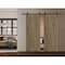 Sartodoors Modern Double Barn Door 36 x 84 inches, BASIC 3001 Antique Oak, 13FT Rail Track Set, Solid Panel BASIC3001DB-OANTI-3684 - alternate 4