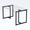 Homeroots 55" Clear And Black Glass And Metal Dining Table 568209 - alternate 7