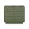Manhattan Comfort Liora Contemporary 28" Solid Wood Nightstand in Green (3-Drawer) NS1527-2 - alternate 9