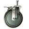 Service Caster 6 Inch Gray Polyurethane Wheel Swivel 1/2 Inch Stem Caster with Total Lock Brake SCC-TSTTL20S614-PPUB-121315 - alternate 1