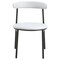 Leisuremod Lume Modern Dining Side Chair in Polyester with Black Steel Frame in Grey LC20GR - alternate 10