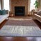 Homeroots 3' X 5' Rust And Ivory Abstract Washable Indoor Outdoor Area Rug 632053 - alternate 9