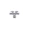 Sharkbite Dual Shut-Off Valve, 1/2 in x 3/8 in Connection, Push-to-Connect x Compression, Brass Body, Chrome SBDS123838 - alternate 4