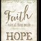 Homeroots Set Of Two Faith or Believe 2 Black Framed Print Wall Art, 2PK 406016 - alternate 5