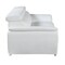 Homeroots 86" White Leather Sofa With Silver Legs 329523 - alternate 7