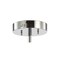 Jonathan Y Crucis 31.5 in. Modern Metal Integrated LED Semi Flush Mount, Chrome JYL7031A - alternate 11