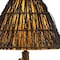 Homeroots 30" Bronze Table Lamp With Brown Empire Shade 524659 - alternate 5