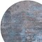 Homeroots 8' Teal Blue Taupe And Sky Blue Round Abstract Washable Indoor Outdoor Area Rug 618240 - alternate 7