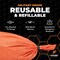 Xpose Safety Woven Orange Polypropylene Sandbags, 14x26 in, 50 lb Capacity, Reusable Flood Protection, 20PK SBO-1426-20-X - alternate 7