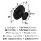 Amerock Inspirations 1-5/16 inch (33mm) Diameter Matte Black Cabinet Knob, 25PK 25VMP1586FB - alternate 5
