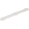 Amerimax Home Products Downspout Band 0.25" H X 2" W X 13" L White Galvanized Steel K White 3302950 - alternate 3