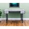 Homeroots 47" Antiqued White and Black Computer Desk With Two Drawers 491439 - alternate 5