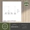 Vaxcel Beloit 3L LED Compatible Black Farmhouse Linear Chandelier Island Pendant Light Fixture Clear Glass H0293 - alternate 9
