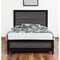 Homeroots Black And Gray Inlaid Panels Full Bed Frame 564762 - alternate 7
