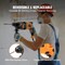 Vevor Rotary Hammer Drill Corded Drills 1-1/4" 4 Modes SDS-Plus Chipping Hammers Z1C-DS-32HE - alternate 7