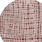 Homeroots 8' Burgundy And Ivory Round Striped Washable Indoor Outdoor Area Rug 583410 - alternate 9