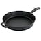 Oster Castaway 12 Inch Cast Iron Round Frying Pan with Dual Spouts 128666.01 - alternate 1
