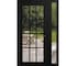 Vdomdoors Front Exterior Prehung Metal-Plastic Door Clear Glass / MANUX 8355 Matte Black / Office Commercial MANUX8355EXD-BLK-W36+14xH80-RH-I - alternate 1