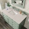 James Martin Vanities Brittany 48" Single Vanity, Sage Green, w/ 3 CM Siberian Silestone Top w/FreePower Wireless Charger 650-V48-SGR-FSFR - alternate 9