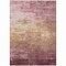 Homeroots 5' X 8' Mauve And Pink Striped Washable Indoor Outdoor Area Rug 610902 - alternate 1