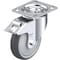 Blickle Swivel Plate Caster, PU, 5", Brake, Caster Wheel/Tread Material: Nylon/Thermoplastic Polyurethane LK-PATH 125KF-14-FI - alternate 1