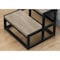 Monarch Specialties Ladder, Step Stool, Bedroom, Kitchen, Black Metal, Dark Taupe Laminate, Contemporary I 4000 - alternate 4