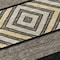Homeroots 8' Black Ivory And Wheat Round Southwestern Washable Indoor Outdoor Area Rug 613887 - alternate 8