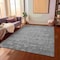 Homeroots 3' X 5' Gray Oriental Washable Indoor Outdoor Area Rug 607542 - alternate 9