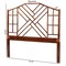 Bali & Pari Kachiri Marbled Tortoise Natural Rattan Headboard - Handcrafted Boho Style Bedroom Backdrop, Queen 269-14696-ZORO - alternate 6