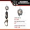 Malta Dynamics Wild Boar 6 ft Single Self Retracting Lifeline-SRL with Rebar Hook, OSHA and ANSI Compliant C4103 - alternate 5