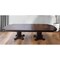 Homeroots 136" Brown Solid Wood And Solid Manufactured Wood Double Pedestal Base Dining Table 376940 - alternate 4
