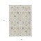 Homeroots 8' X 10' Ivory Beige And Gray Oriental Washable Indoor Outdoor Area Rug 598055 - alternate 9