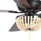 Jonathan Y Erin 52" 3-Light Rustic Farmhouse Iron/Wood Bead Mobile-App/Remote-Controlled LED Ceiling Fan, Black/ JYL9618B - alternate 17