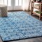 Jonathan Y Modern Persian Boho Vintage Tribal Blue/Gray 4 ft. x 6 ft. Area Rug MOH100A-4 - alternate 1
