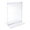 Azar Displays Bottom Load Sign Holder 8.5" x 11", Flexible Plastic, 3PK 152430-3PK - alternate 5