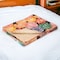 Homeroots 50" X 70" Black Green Red and Pink Kantha Cotton Patchwork Throw Blanket with Embroidery 357576 - alternate 6