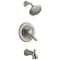 Delta Lahara Monitor 17 Series Tub & Shower Trim T17438-SS - alternate 1