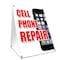 Signmission Cell Phone Repair, 36 Inch x 24 Inch A-frame Yard Sign, Plastic Sign SBC-2436-Cell Phone Repair - alternate 1