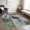 Homeroots 5' X 8' Olive Green Charcoal And Purple Geometric Washable Indoor Outdoor Area Rug 604337 - alternate 9
