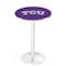 Holland Bar Stool Co 42" Chrome TCU Pub Table, 36" dia. Top L214C4236TexChr - alternate 1
