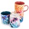 Spice By Tia Mowry Goji Blossom Fine Ceramic 4 Piece 17oz Mug Set in Multi Color 97188.04 - alternate 7