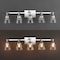 Jonathan Y Marion 36.5" 5-Light Hurricane Metal/Seeded Glass LED Vanity Light, Chrome JYL7901A - alternate 13