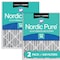 Nordic Pure 20x20x4 Plus Carbon Pleated Air Filter, High Capacity, MERV 14, 2 PK 20x20x4M14+C-2 - alternate 1